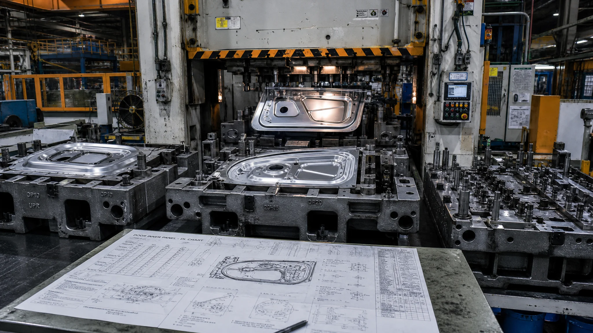 汽车冲压模具怎么做才不翻车？拉延模、翻边模、级进模与DL图调试全记录