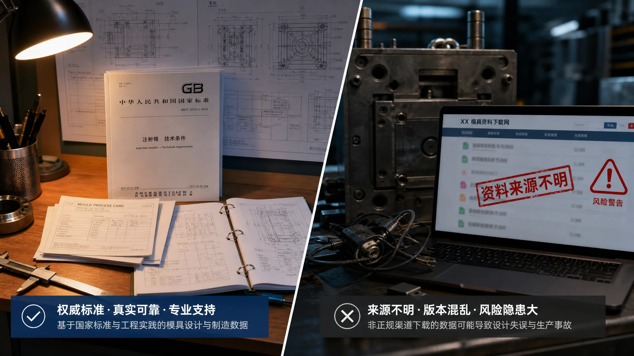 中国模具资料网靠谱吗？图纸标准工艺卡片下载真假辨别，正版GB/ISO查询入口