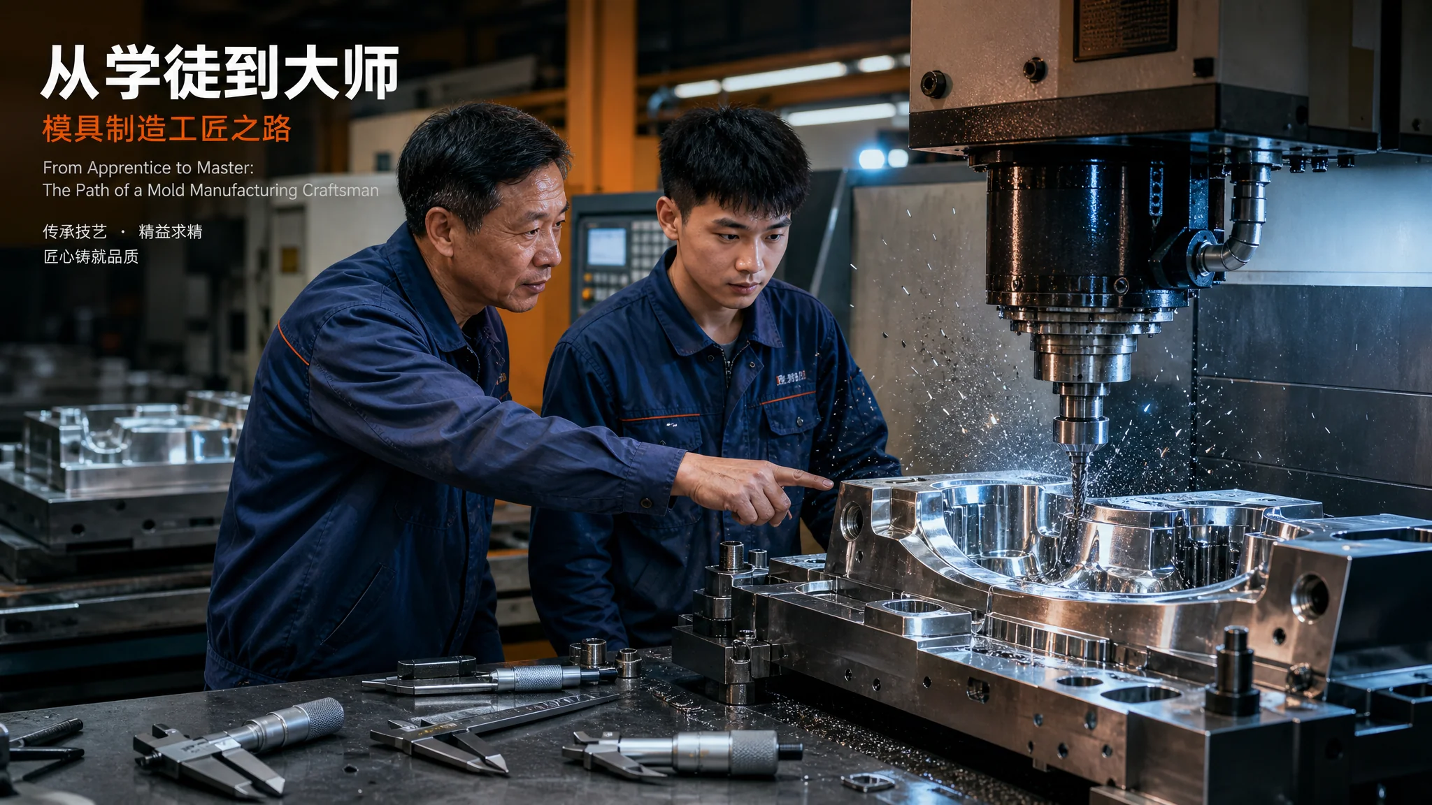 模具制造工是做什么的？学徒到师傅的进阶路线与薪资水平