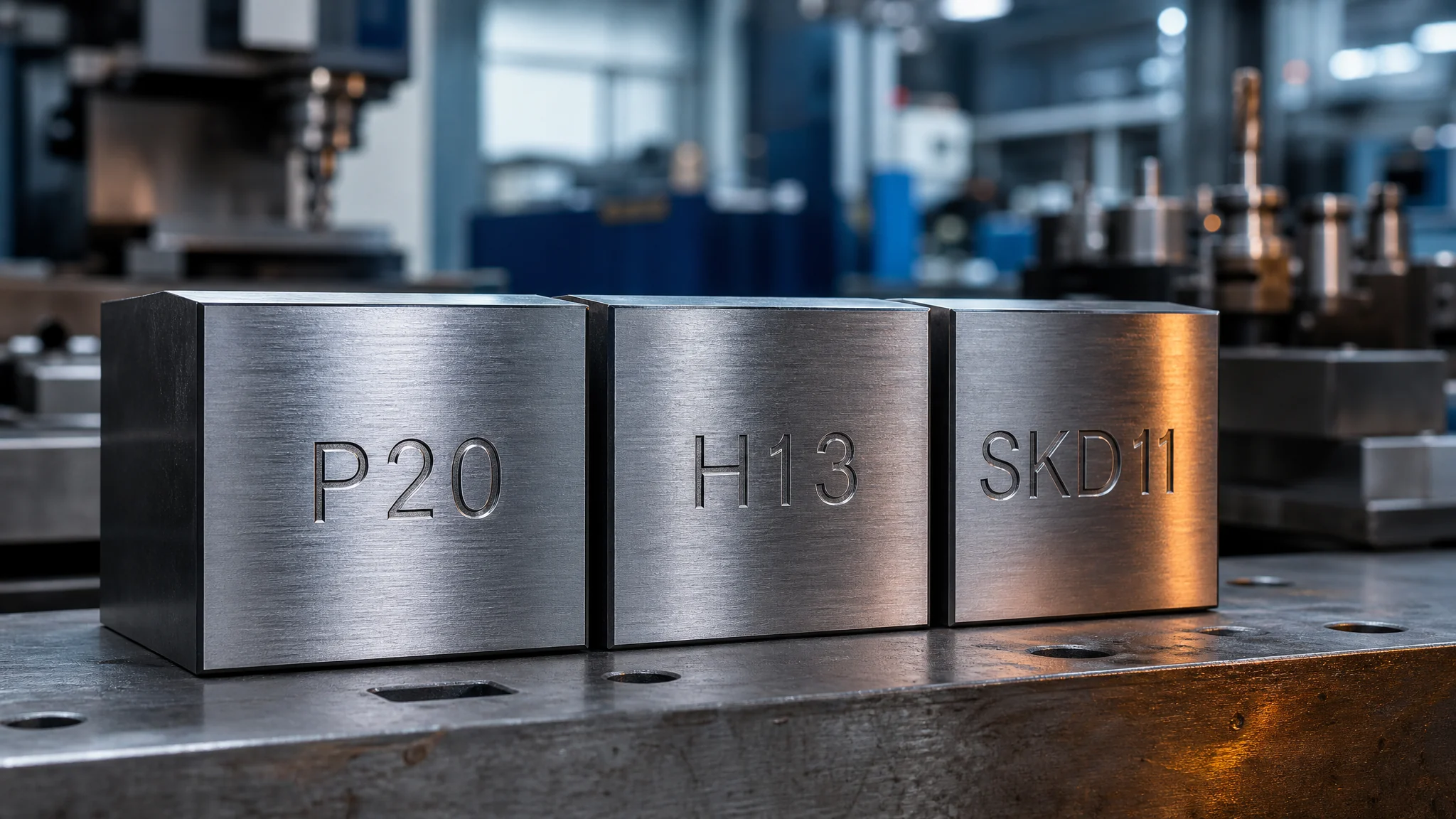 模具钢是什么材质？P20、H13、SKD11这些牌号到底差在哪