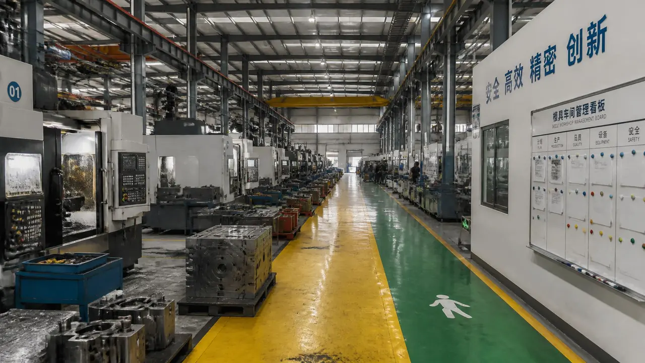 富士康模具车间图片背后：大型代工厂的模具车间是怎么运转的