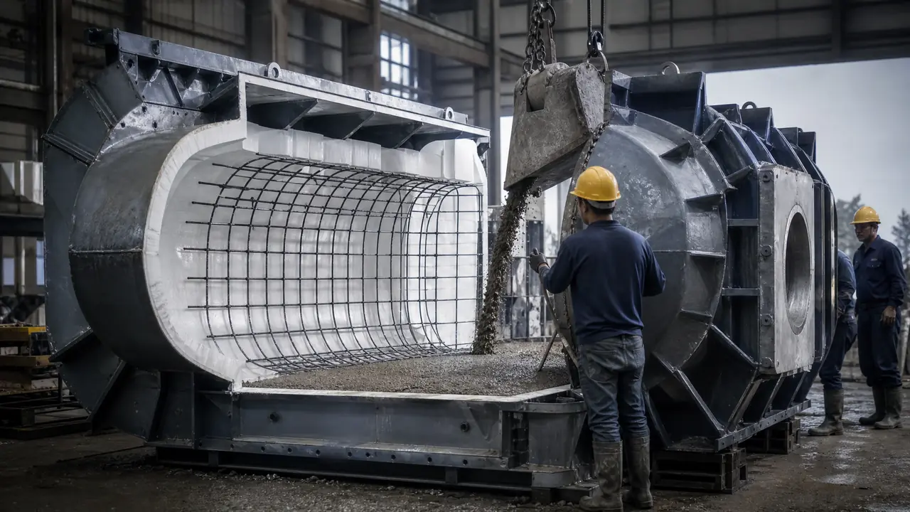 整体式化粪池模具是什么？一次成型不渗漏的关键所在