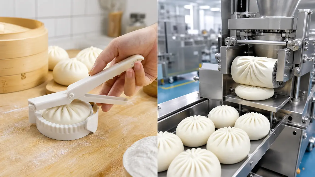 包子模具怎么选？家用包包子器与商用成型机模辊的真实差距