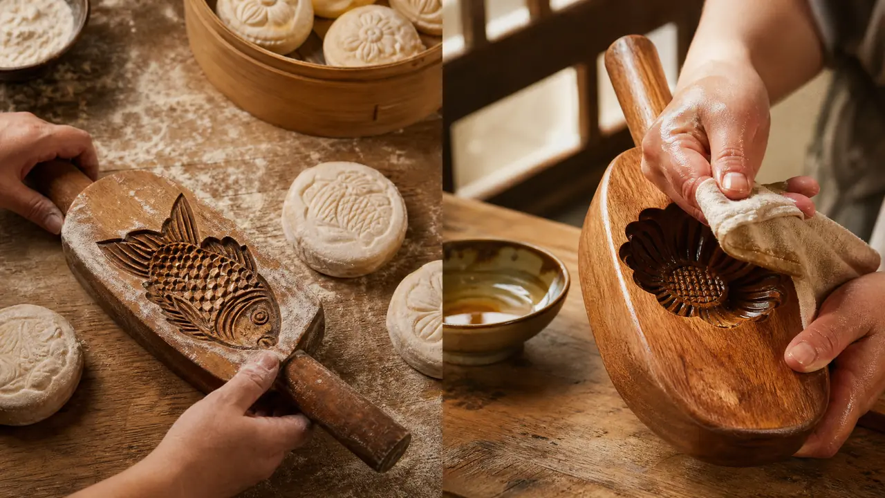 面食模具怎么选怎么养？木质印模防裂防粘的一手经验