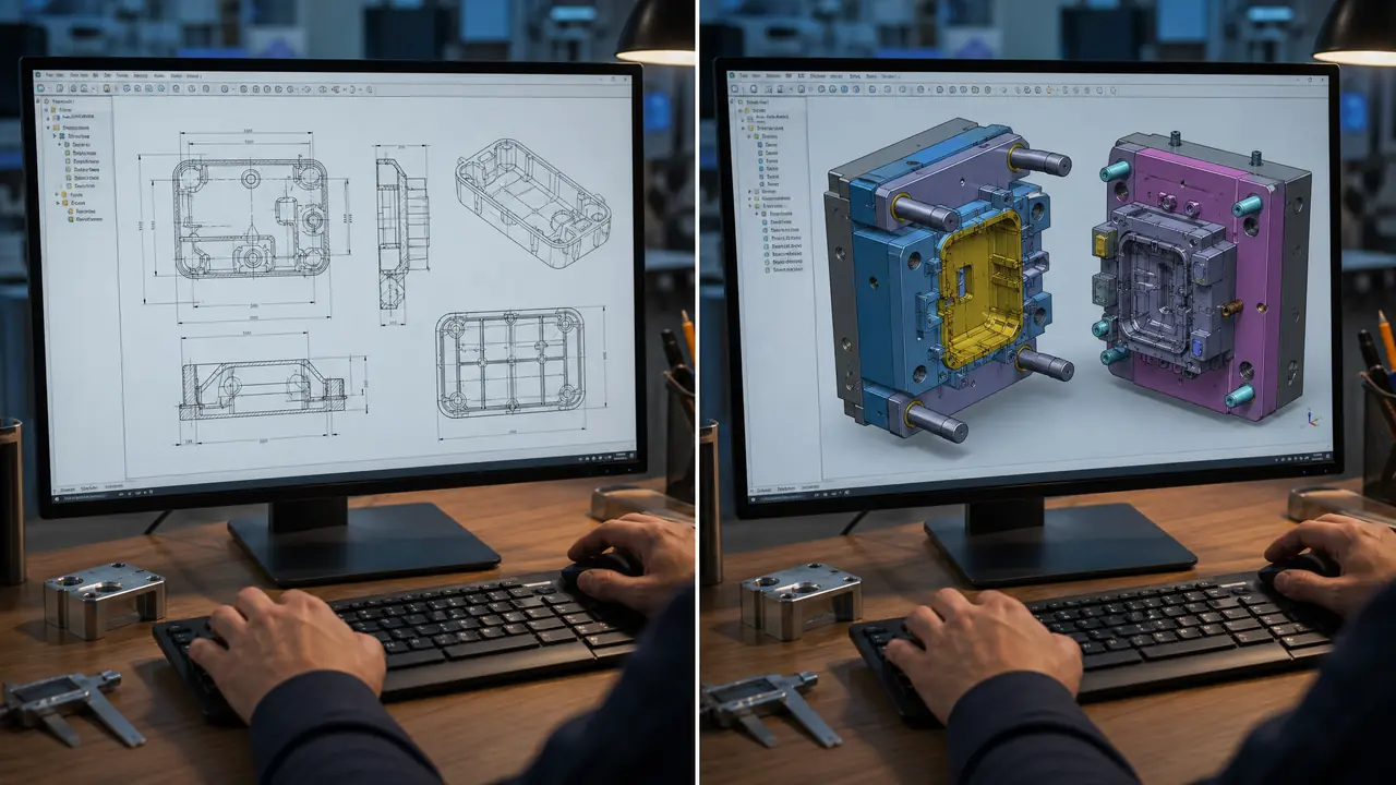 模具画图怎么学？软件选择、2D和3D分工与出图规范一篇讲透