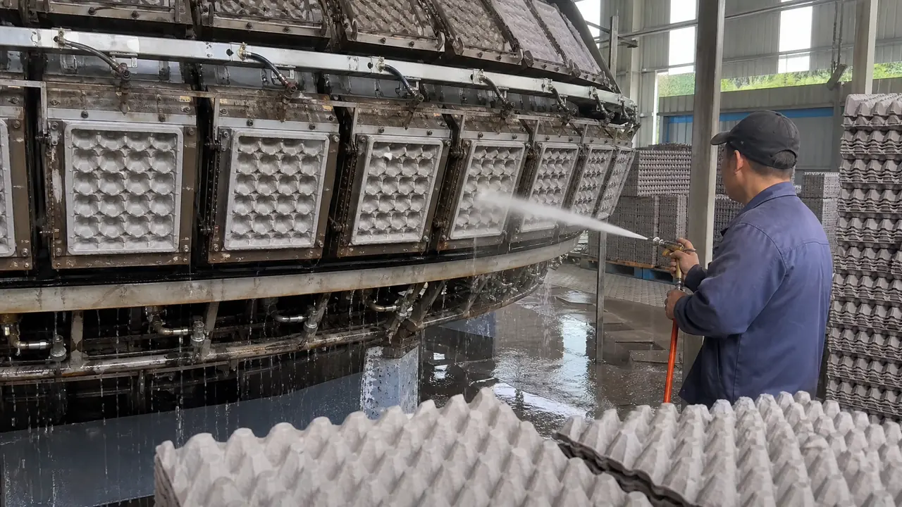 蛋托模具日常维护怎么做？纸浆蛋托成型模的保养账