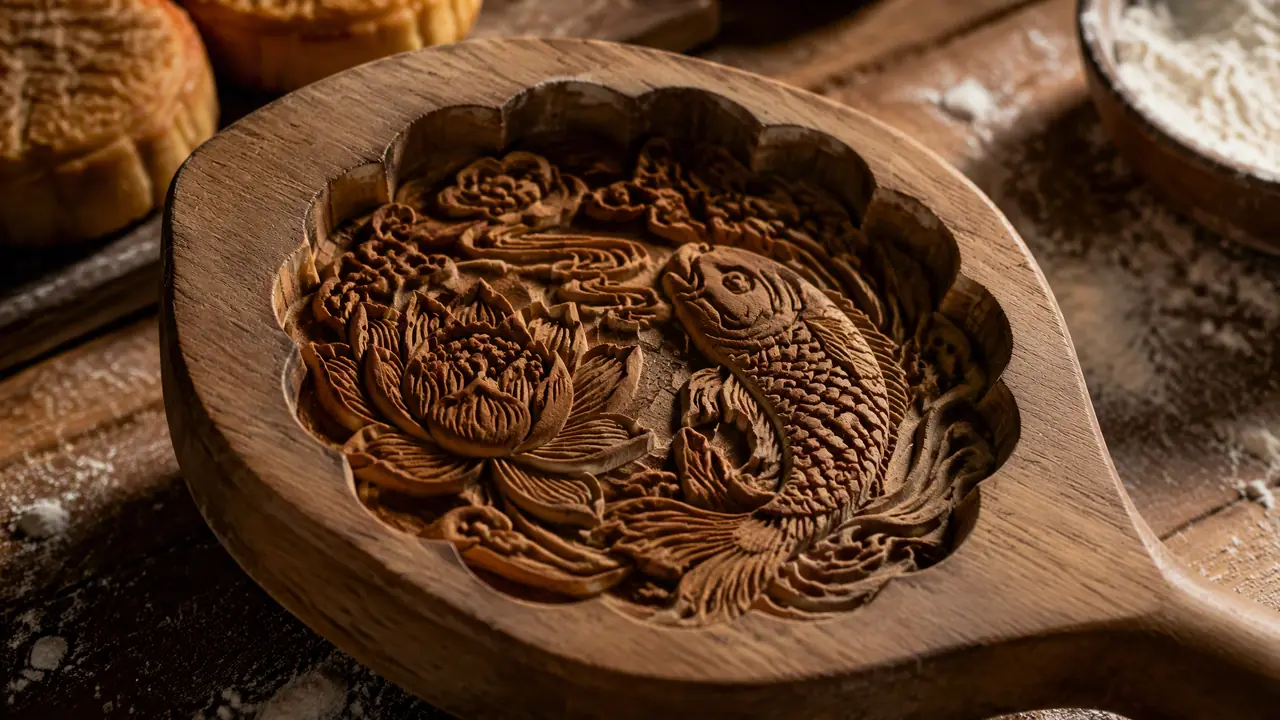 月饼模具图案怎么选？传统吉祥纹寓意与刻纹深浅的毫米门道