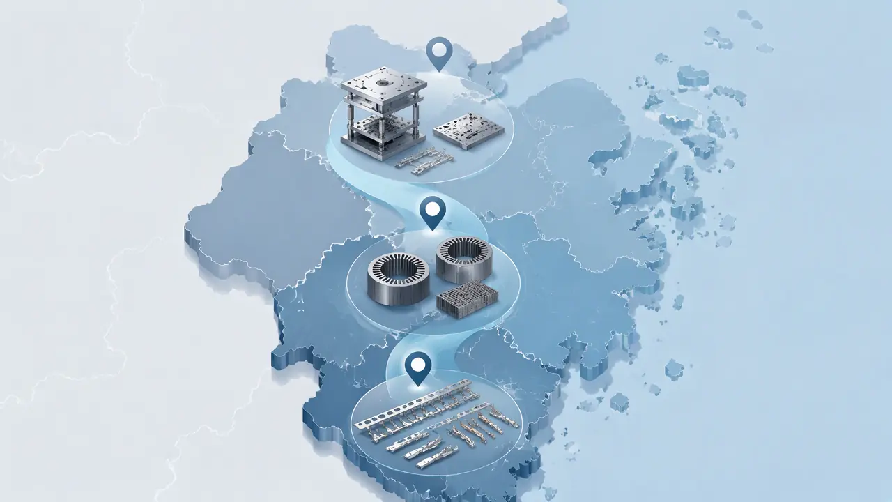 浙江冲压模具产业带怎么分工？宁波温州台州选厂路线一次讲清