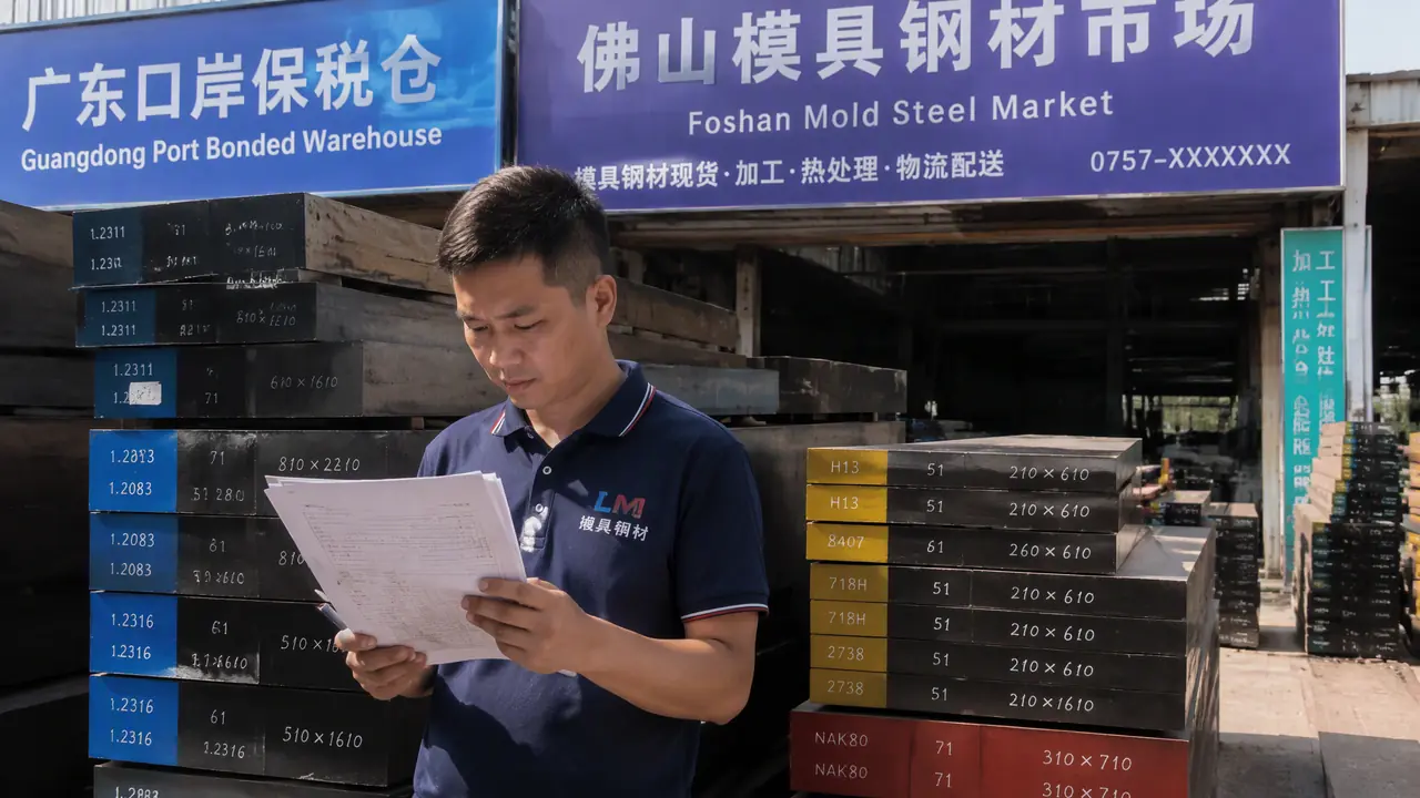 广东模具钢行情怎么走？港口进口料与佛山顺德市场的实底